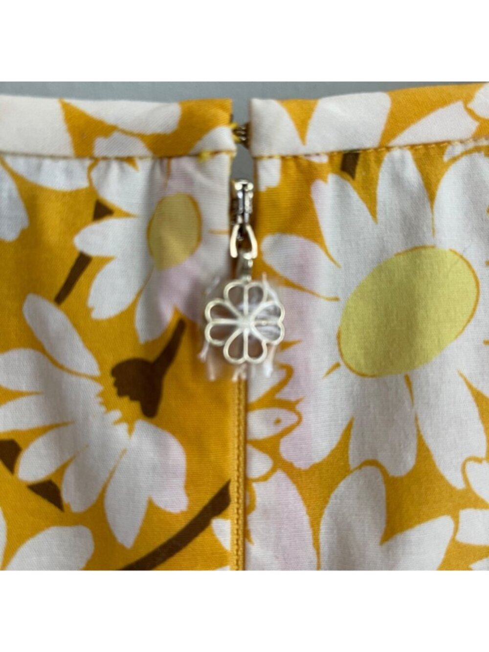 Kate Spade Womens Twee Daisy Peplum Top Size 8 Coquette Cottagecore Floral Retro - Picture 7 of 11